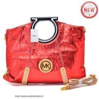 michael kors berkley logo groot rood clutches Handtassen Replica bdsq7638